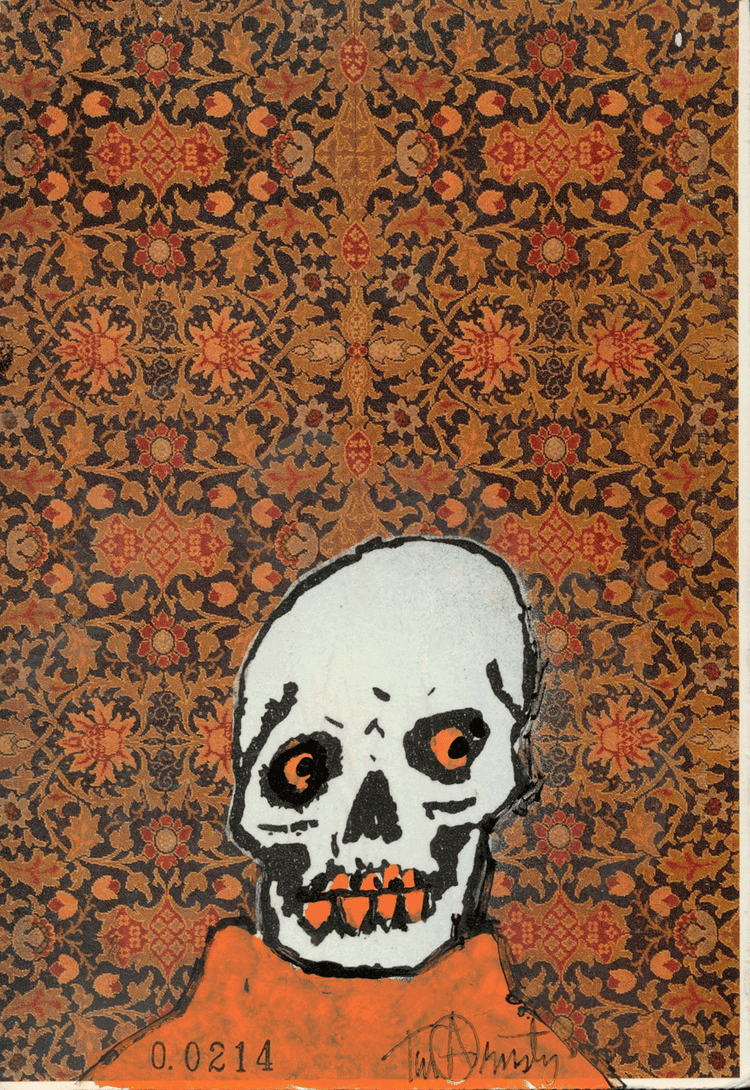 Skeletim Postcard Series by Tim Armstrong 