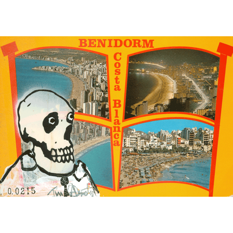Skeletim Postcard Series by Tim Armstrong 