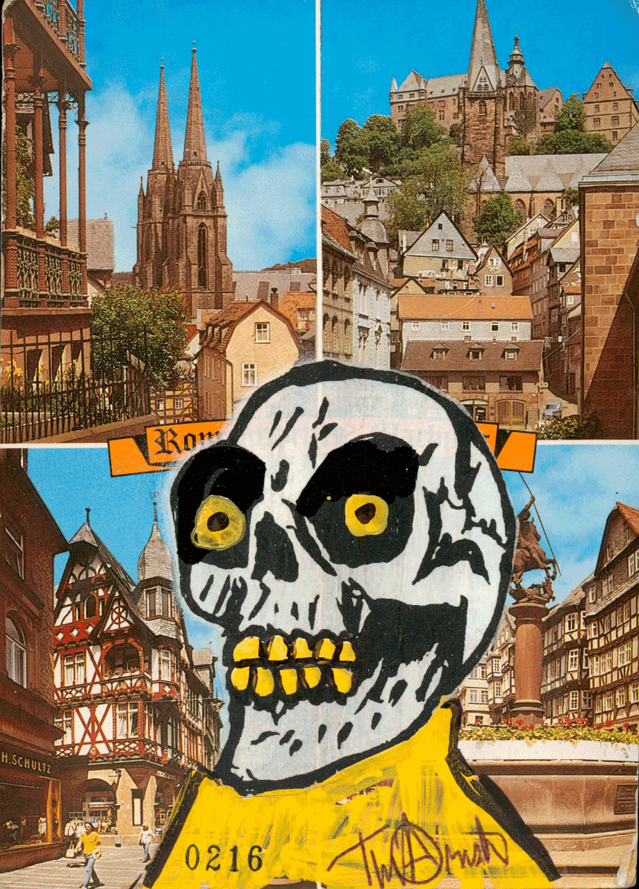 Skeletim Postcard Series by Tim Armstrong 