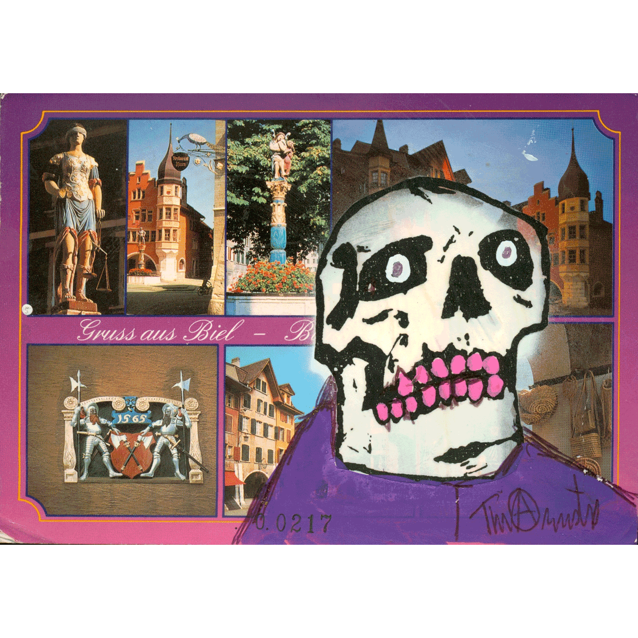 Skeletim Postcard Series by Tim Armstrong 