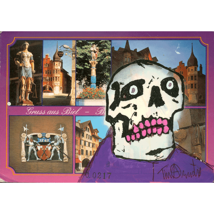 Skeletim Postcard Series by Tim Armstrong 