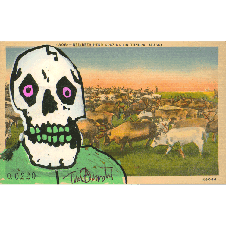 Skeletim Postcard Series by Tim Armstrong 