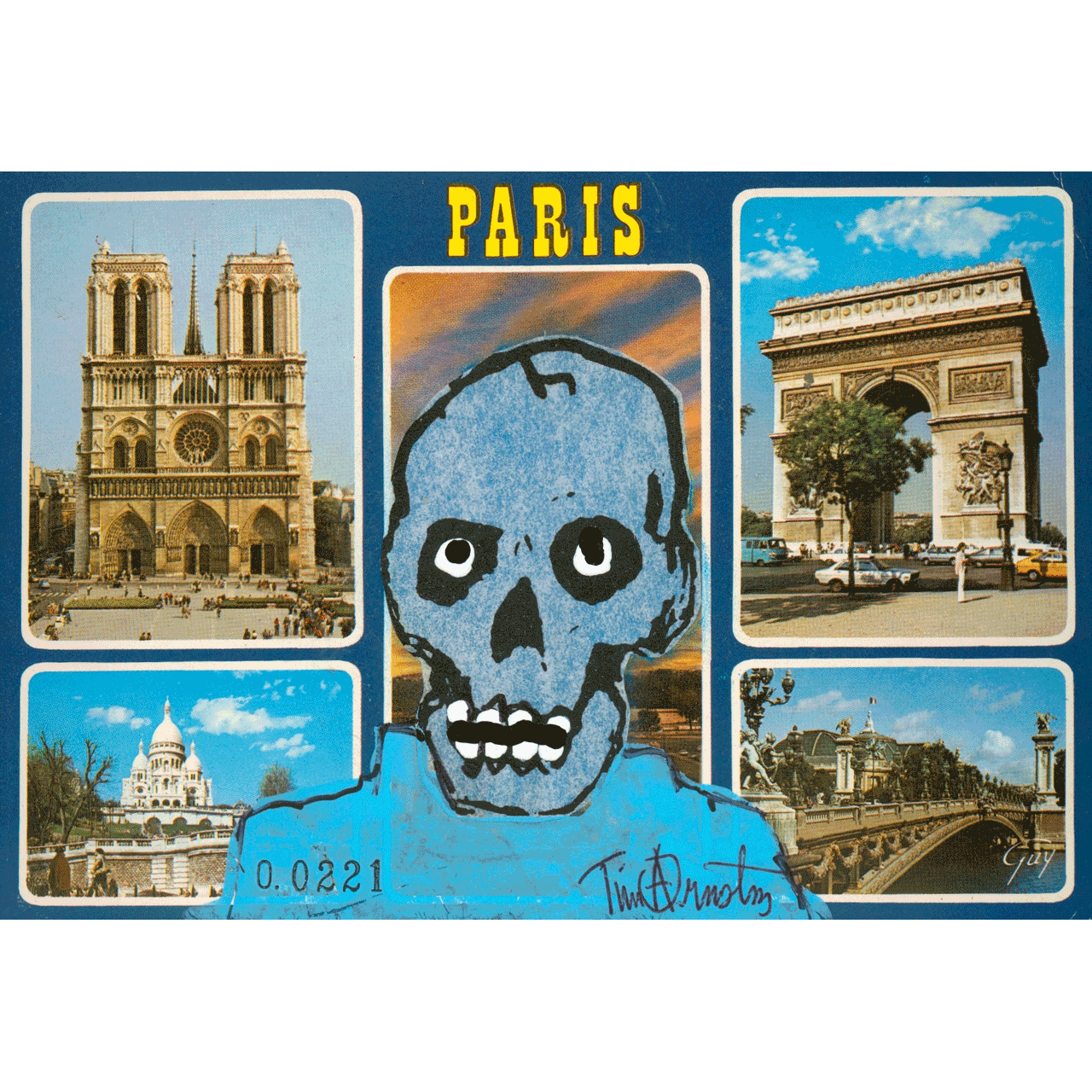 Skeletim Postcard Series by Tim Armstrong 