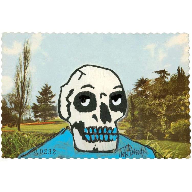 Skeletim Postcard Series by Tim Armstrong
