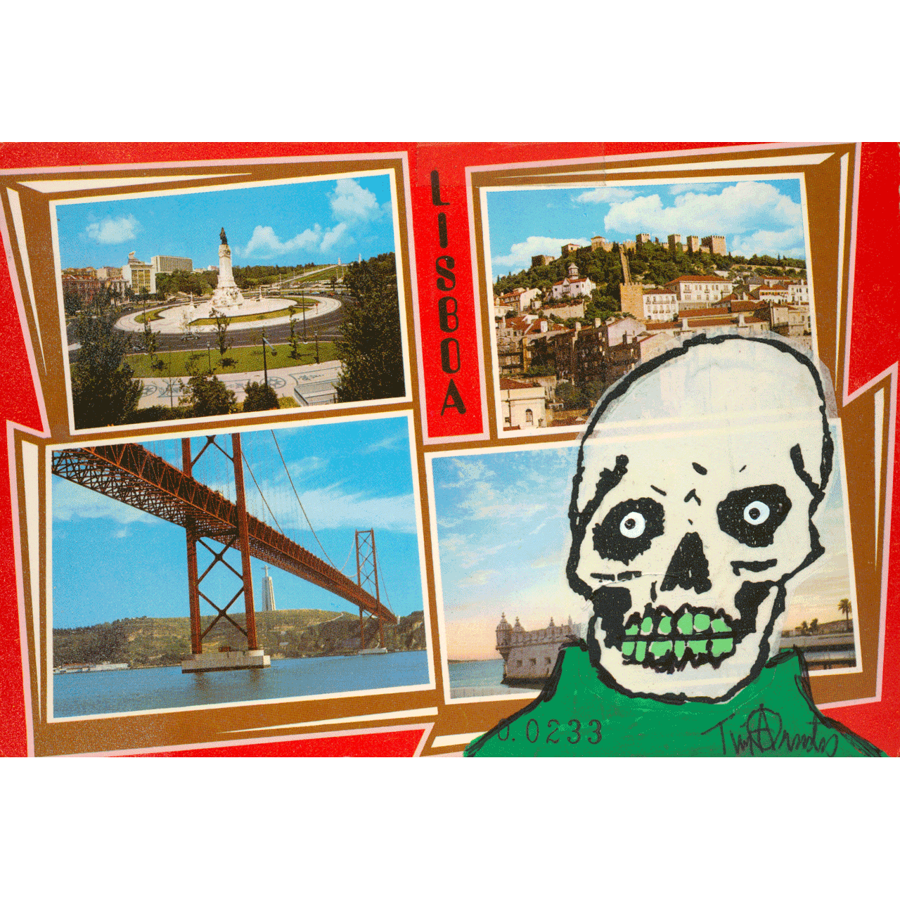 Skeletim Postcard Series by Tim Armstrong