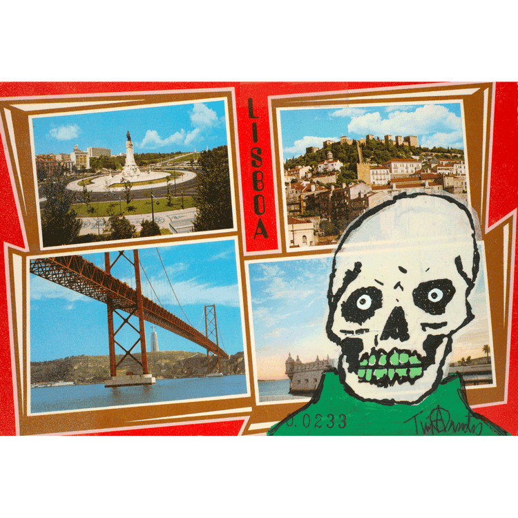 Skeletim Postcard Series by Tim Armstrong