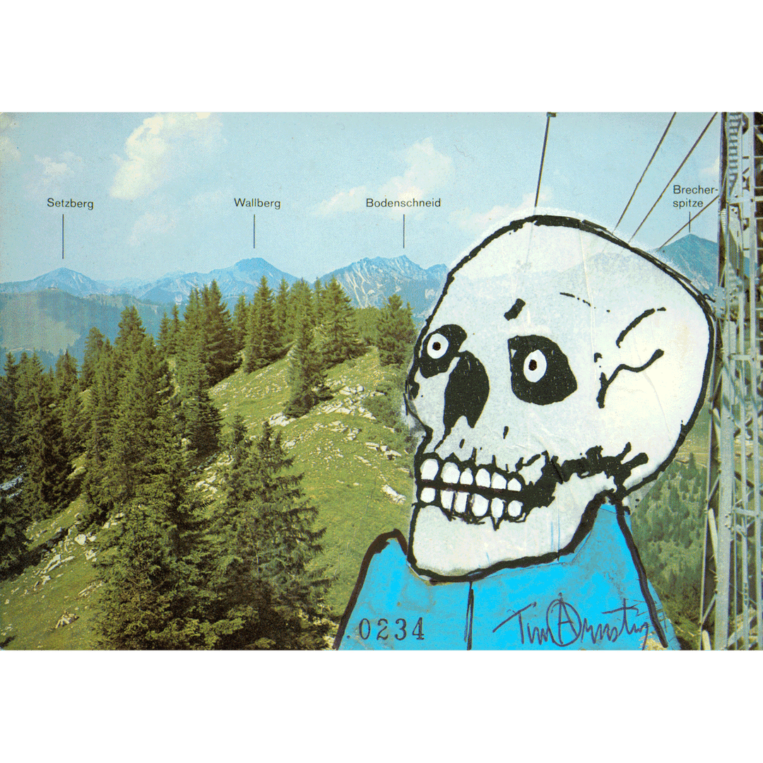 Skeletim Postcard Series by Tim Armstrong