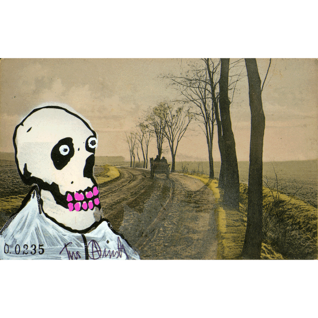 Skeletim Postcard Series by Tim Armstrong