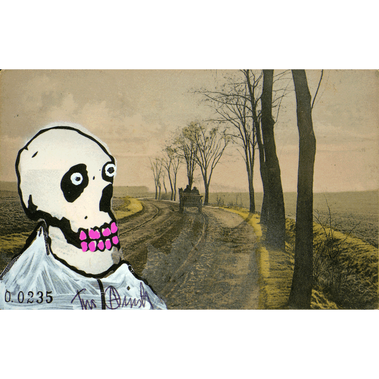 Skeletim Postcard Series by Tim Armstrong
