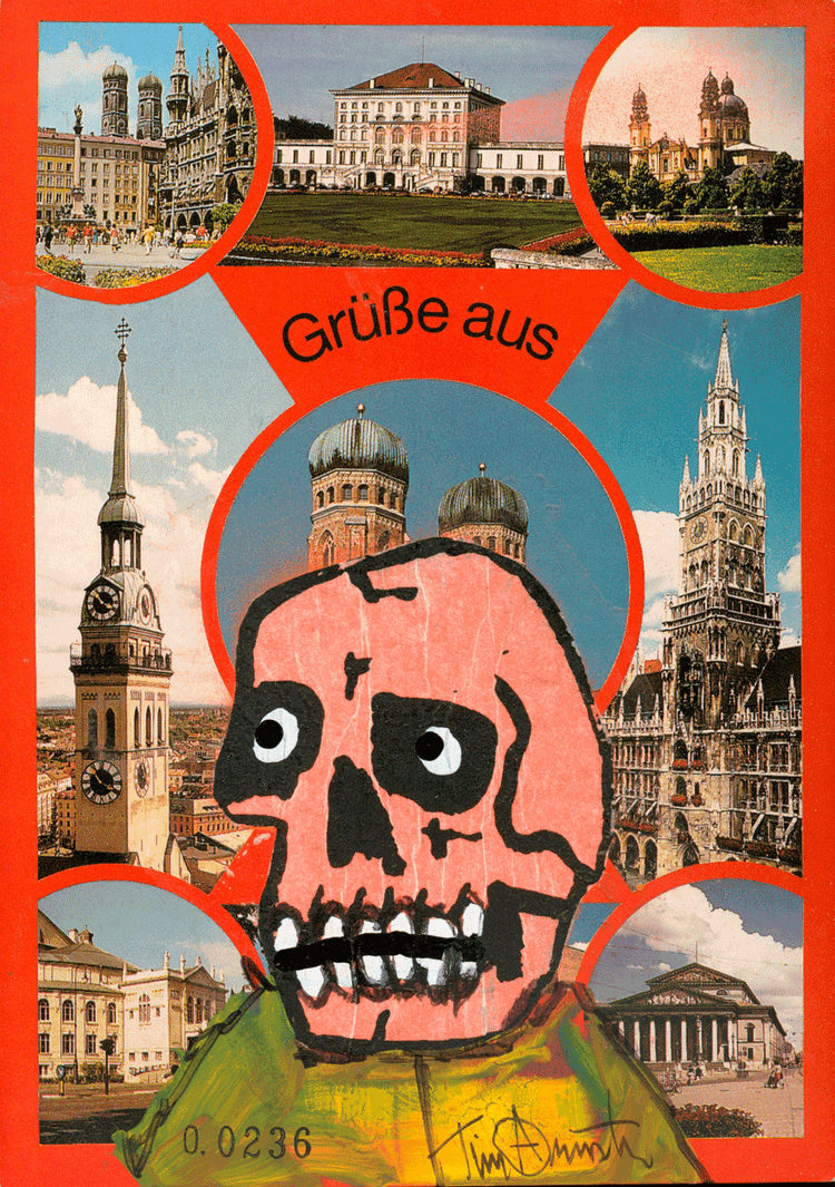 Skeletim Postcard Series by Tim Armstrong
