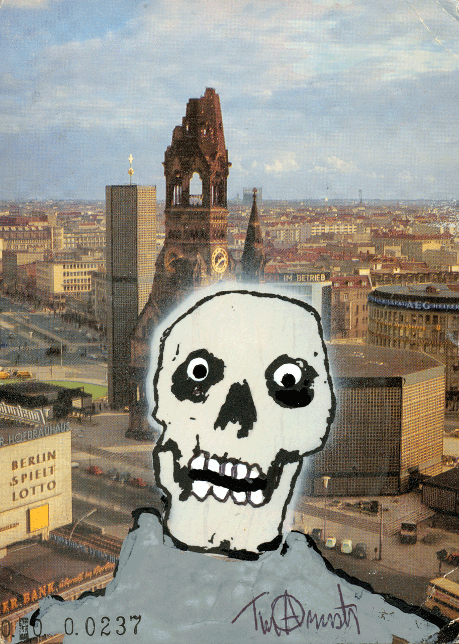 Skeletim Postcard Series by Tim Armstrong