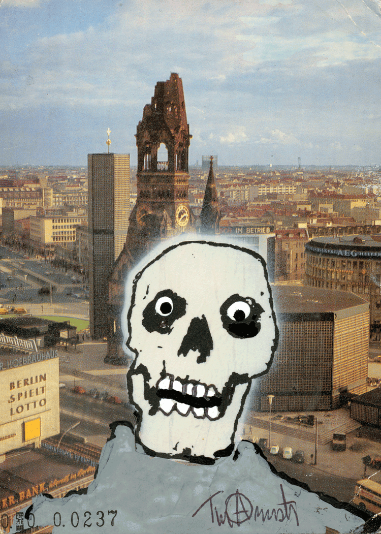 Skeletim Postcard Series by Tim Armstrong