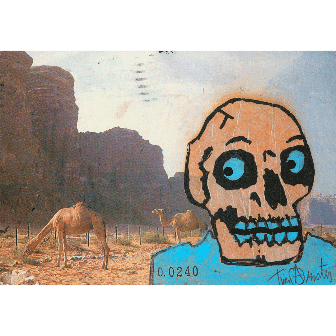 Skeletim Postcard Series by Tim Armstrong