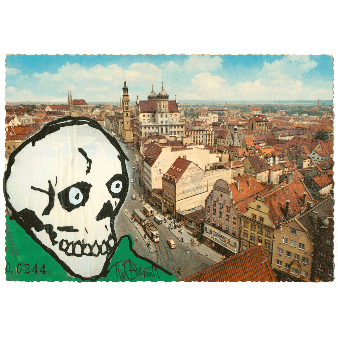 Skeletim Postcard Series by Tim Armstrong
