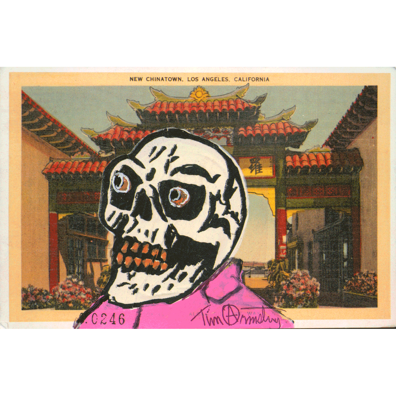 Skeletim Postcard Series by Tim Armstrong