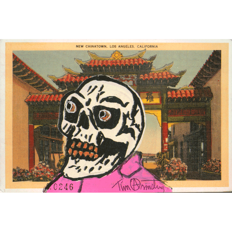 Skeletim Postcard Series by Tim Armstrong