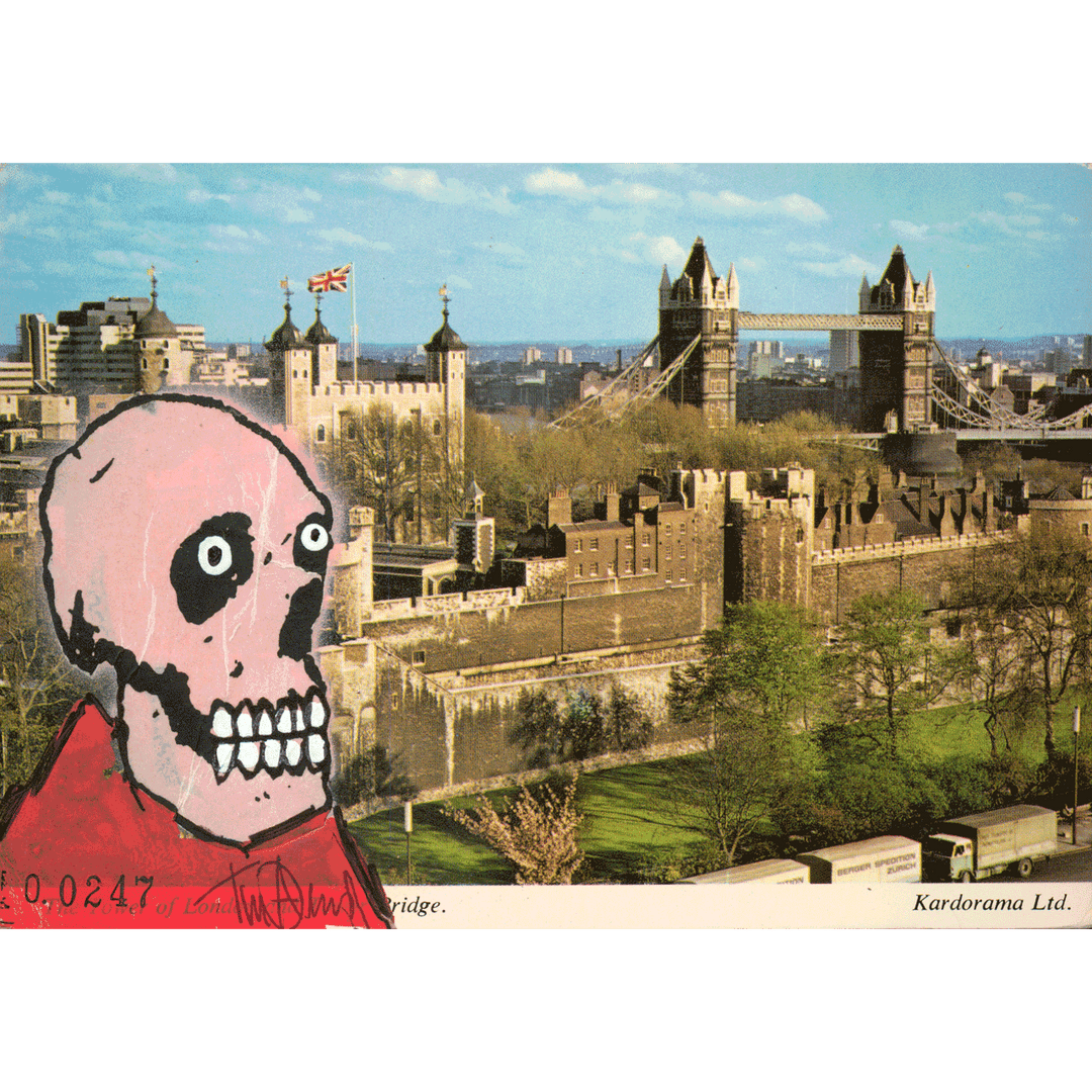 Skeletim Postcard Series by Tim Armstrong