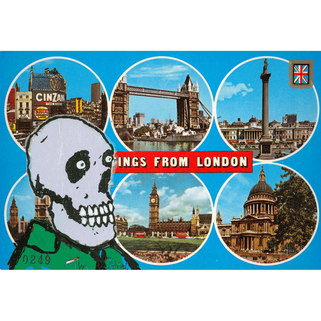 Skeletim Postcard Series by Tim Armstrong