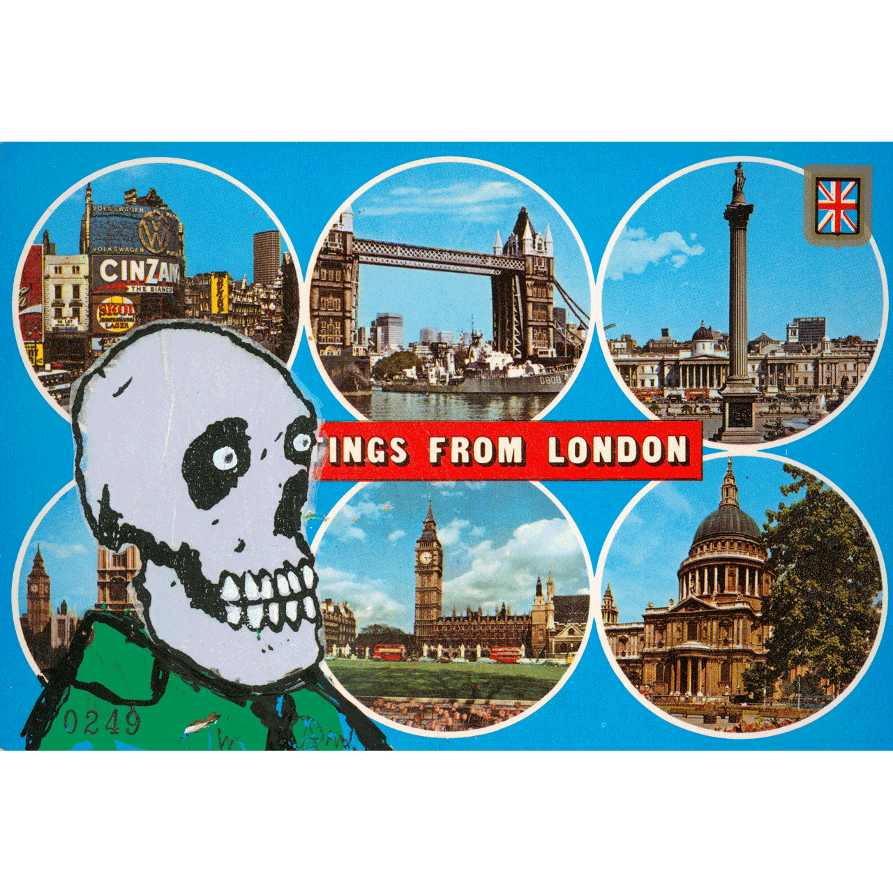Skeletim Postcard Series by Tim Armstrong