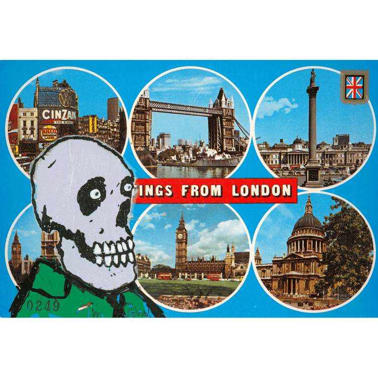 Skeletim Postcard Series by Tim Armstrong