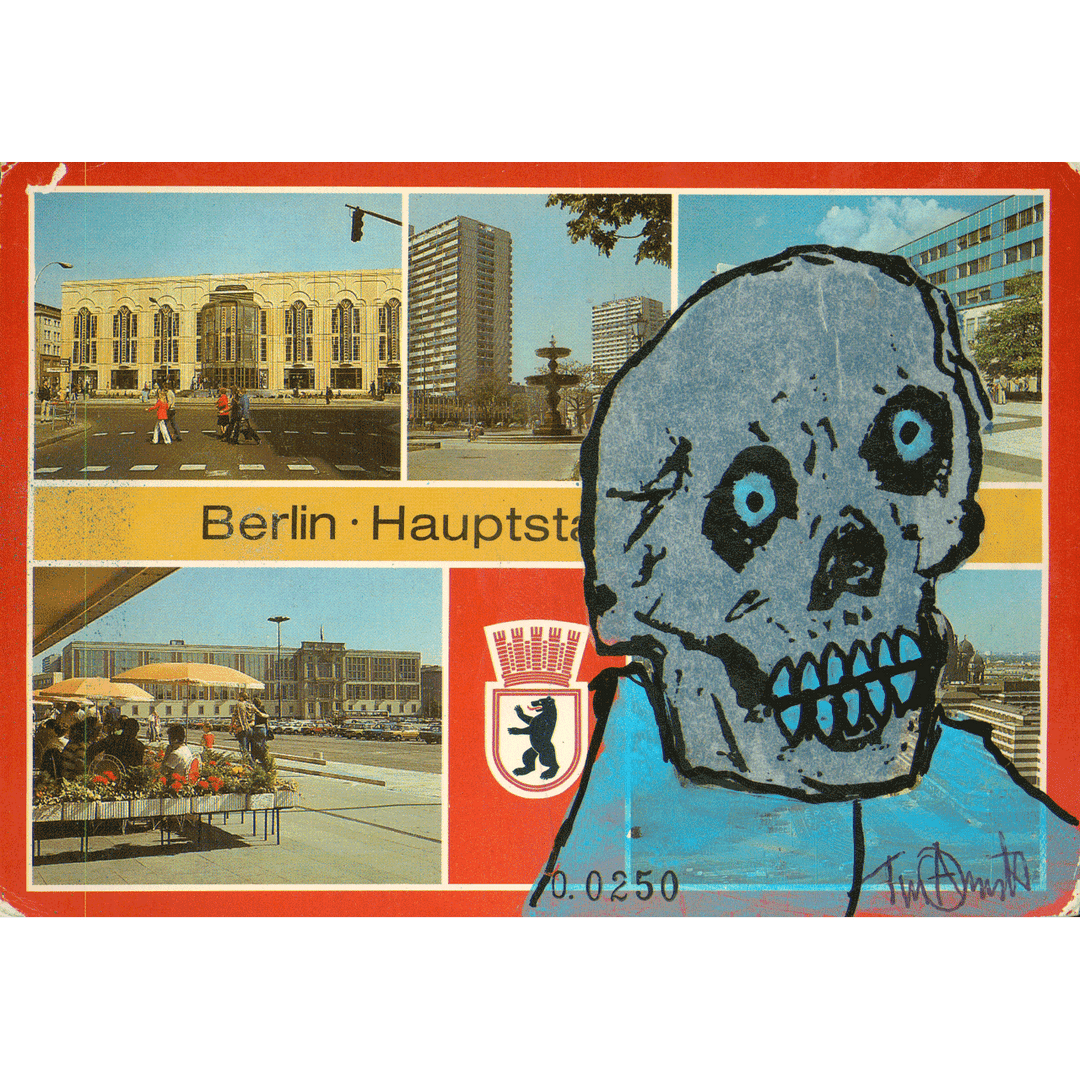 Skeletim Postcard Series by Tim Armstrong