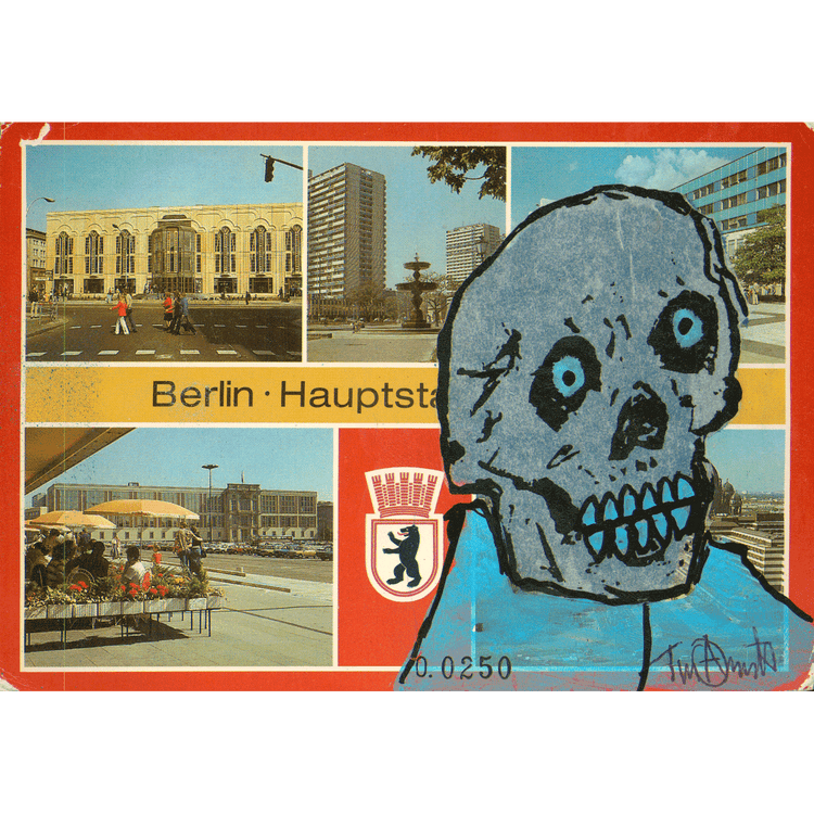Skeletim Postcard Series by Tim Armstrong