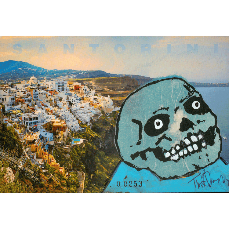 Skeletim Postcard Series by Tim Armstrong