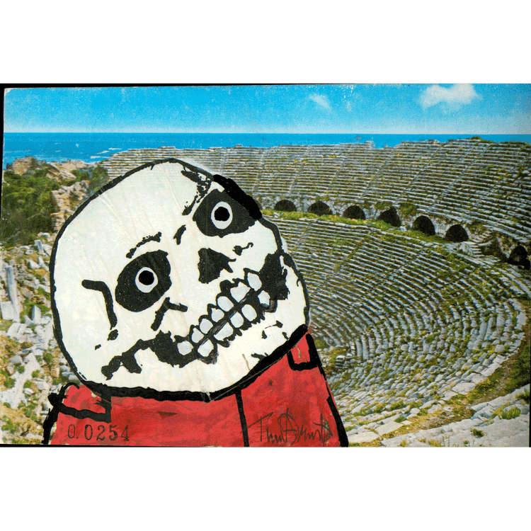 Skeletim Postcard Series by Tim Armstrong
