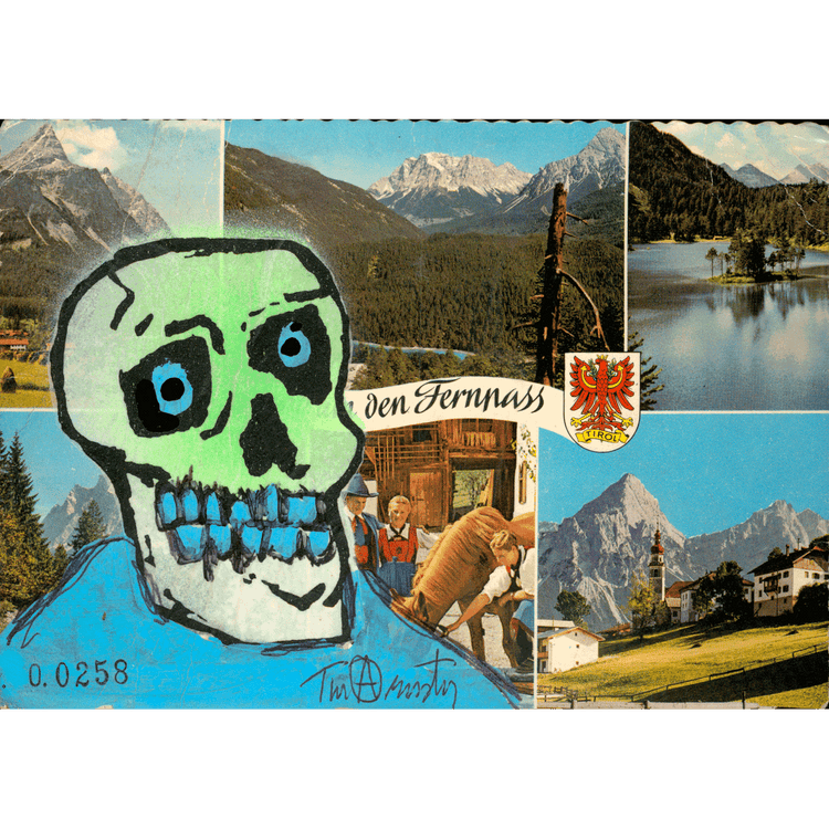 Skeletim Postcard Series by Tim Armstrong