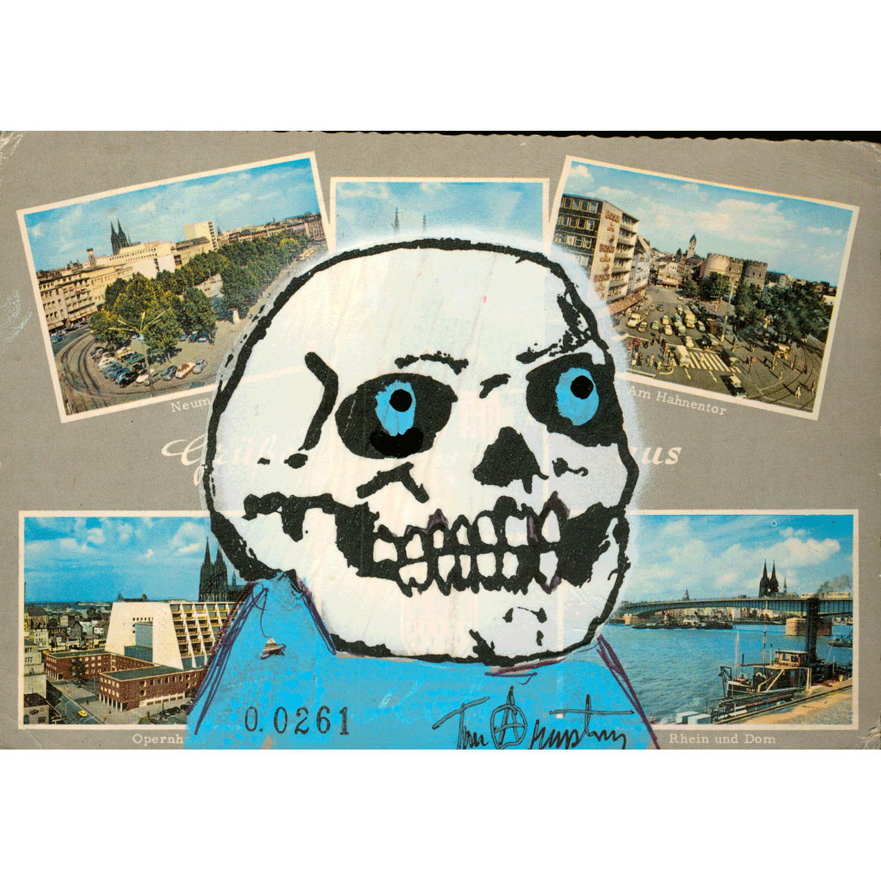 Skeletim Postcard Series by Tim Armstrong