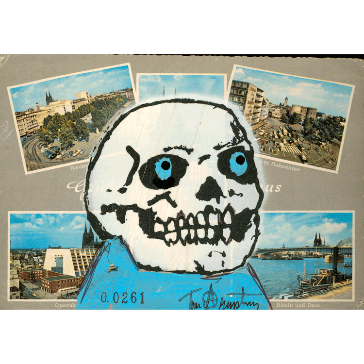 Skeletim Postcard Series by Tim Armstrong