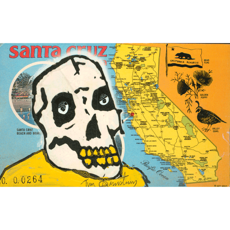 Skeletim Postcard Series by Tim Armstrong