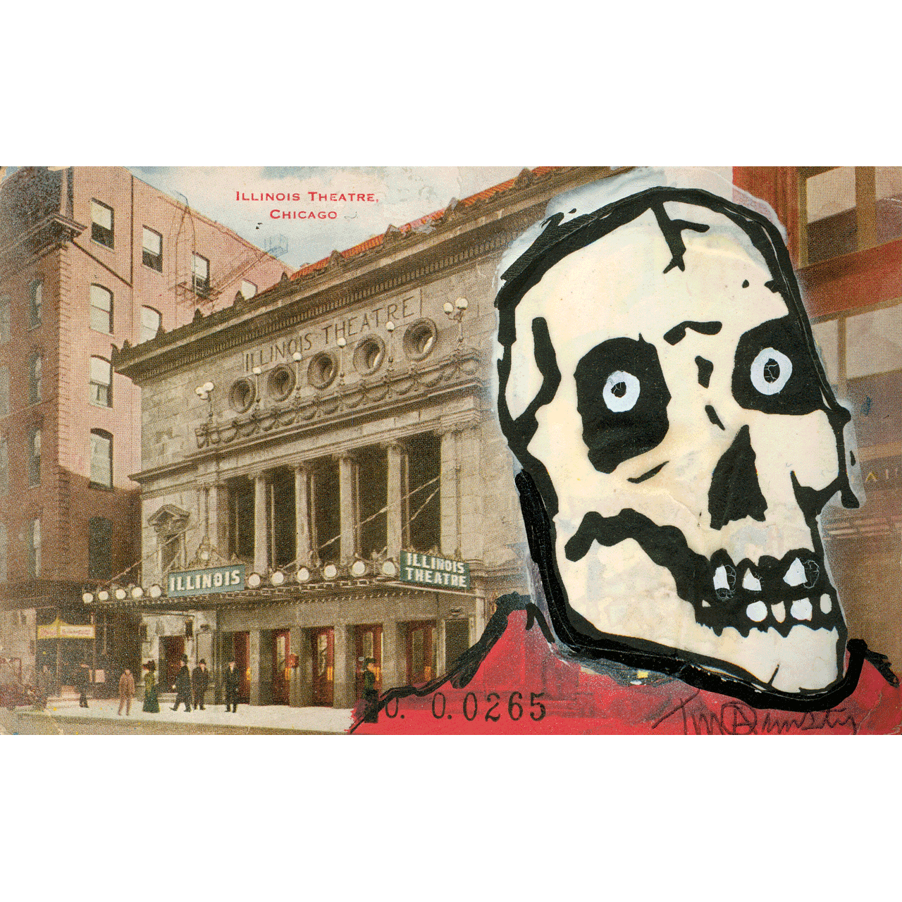 Skeletim Postcard Series by Tim Armstrong