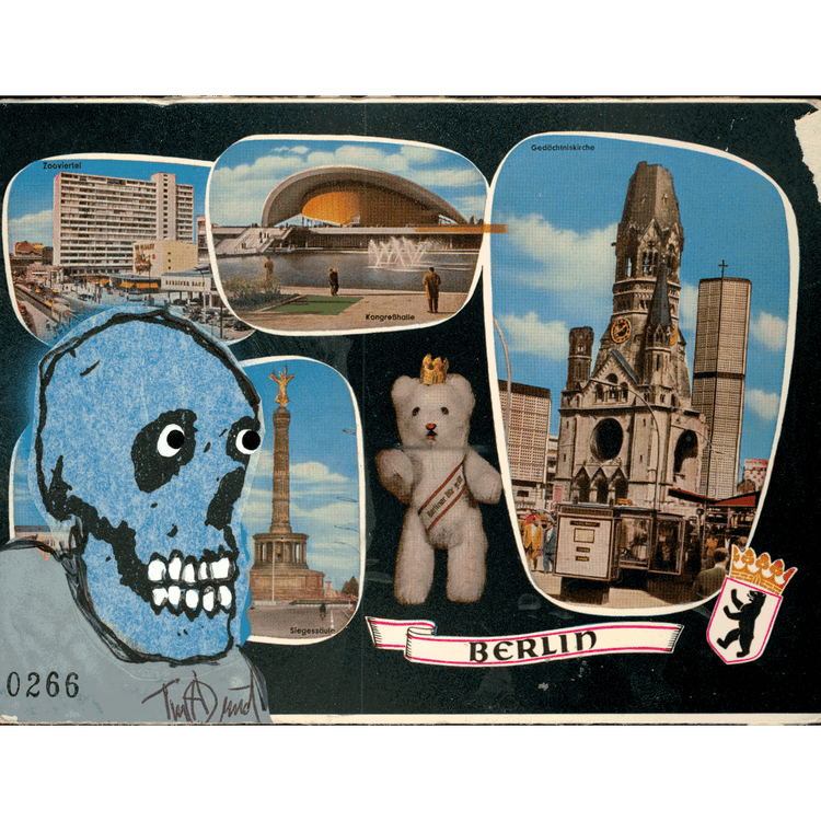 Skeletim Postcard Series by Tim Armstrong