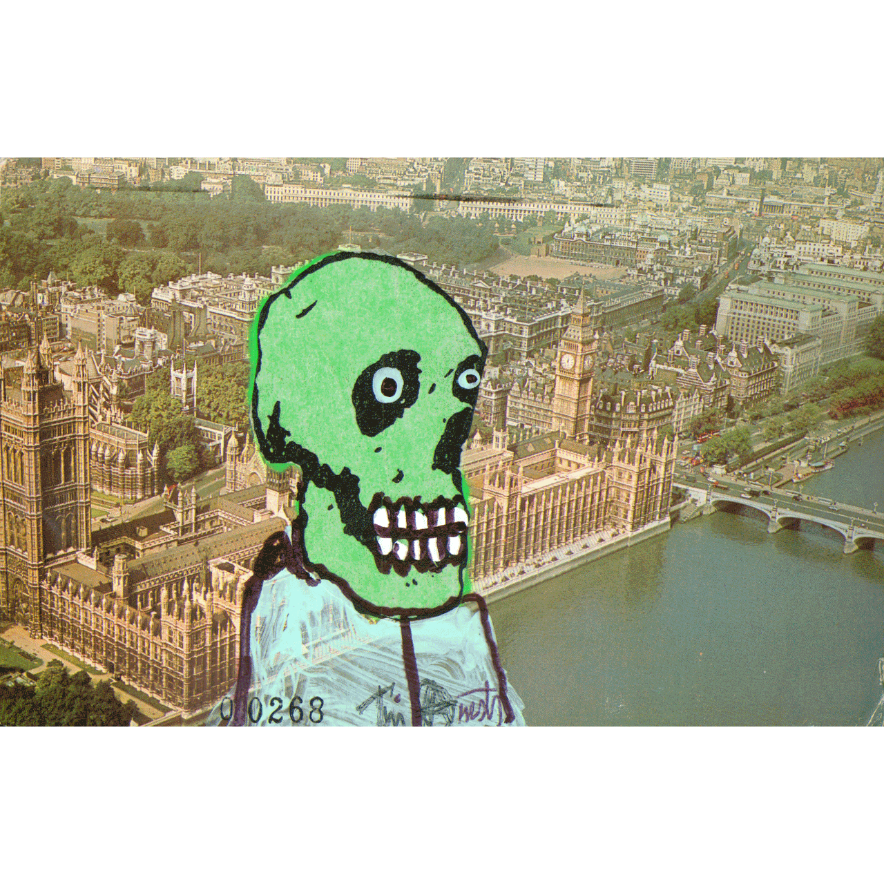 Skeletim Postcard Series by Tim Armstrong