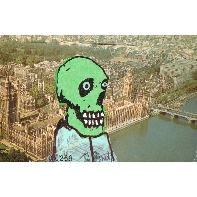 Skeletim Postcard Series by Tim Armstrong