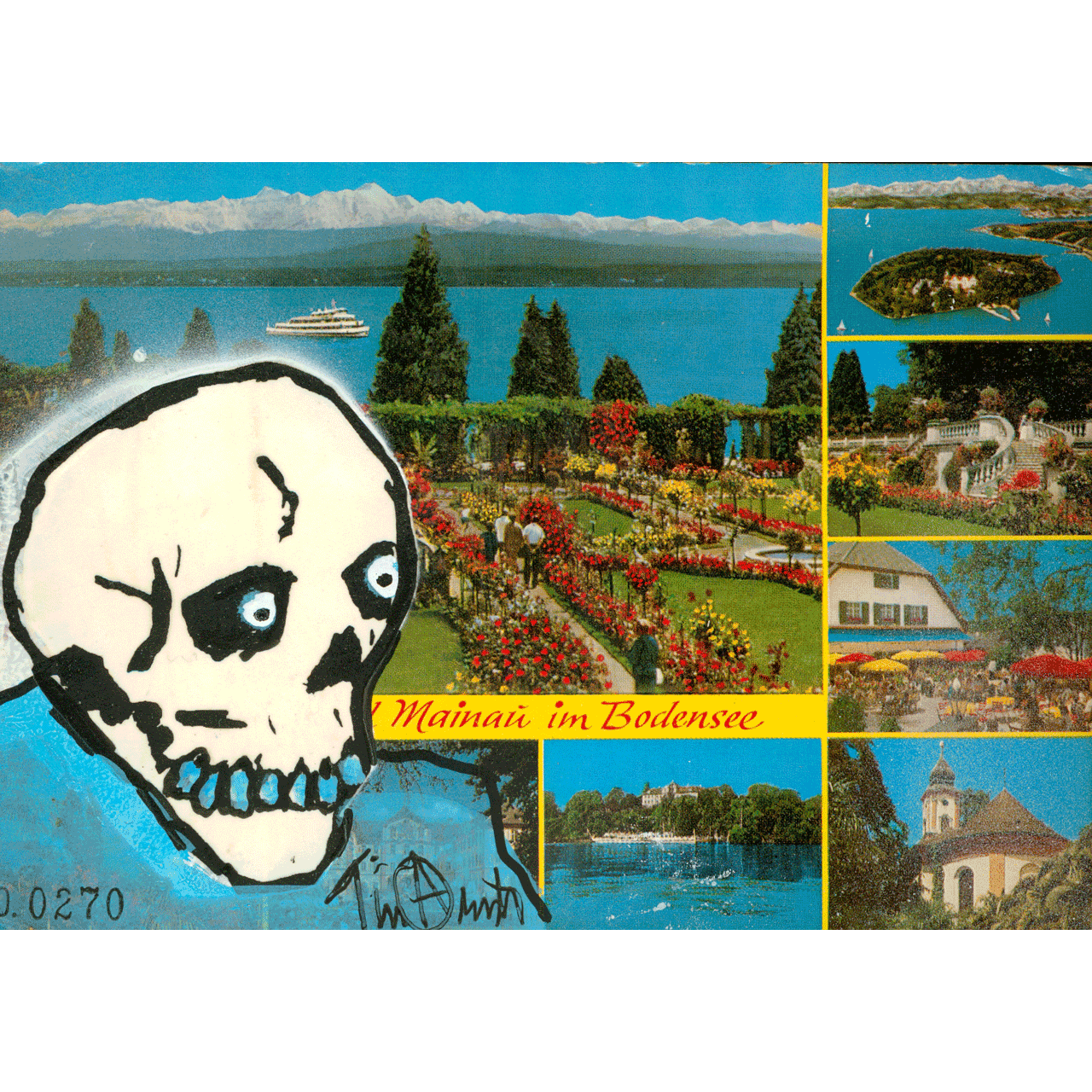 Skeletim Postcard Series by Tim Armstrong