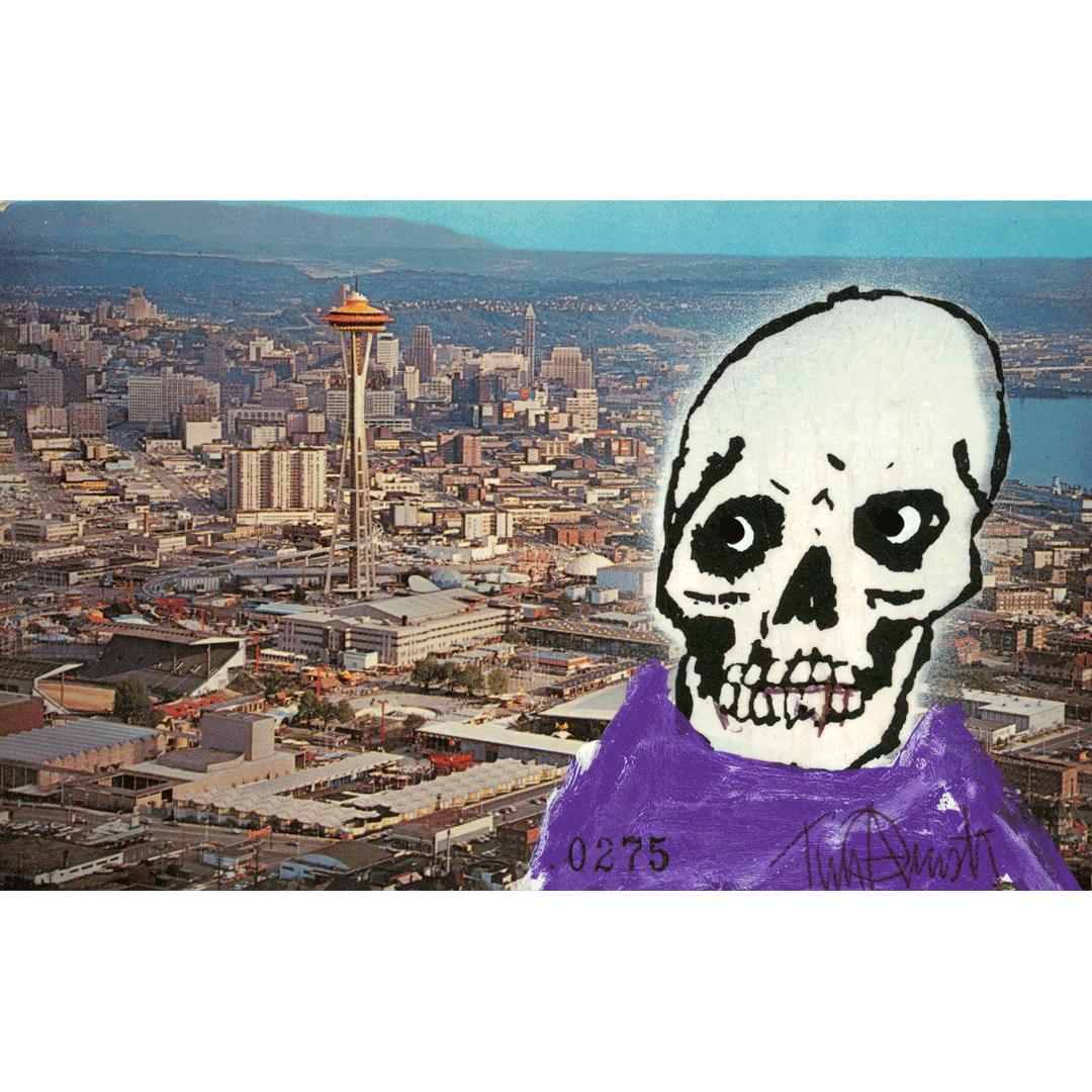 Skeletim Postcard Series by Tim Armstrong