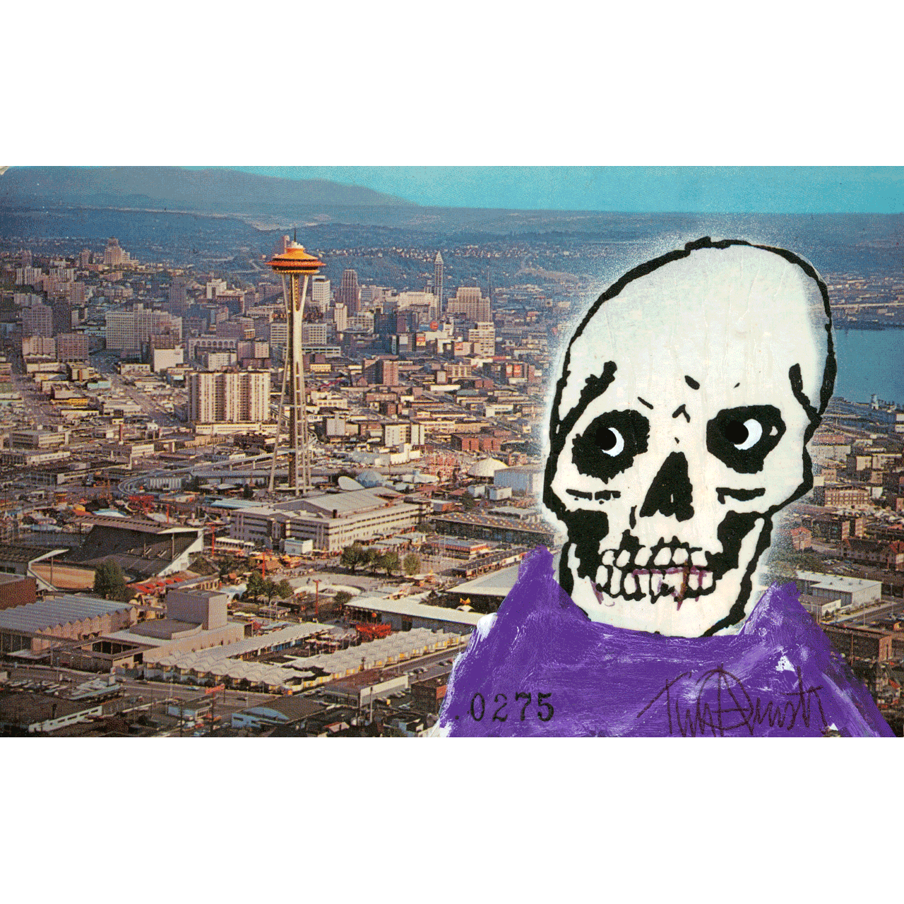 Skeletim Postcard Series by Tim Armstrong