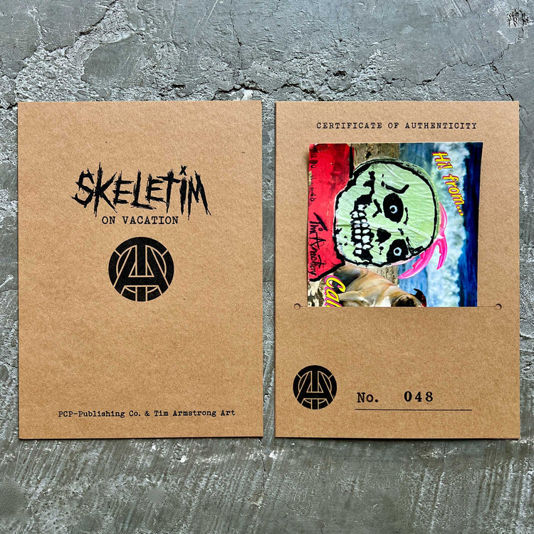 Skeletim Postcard Series by Tim Armstrong