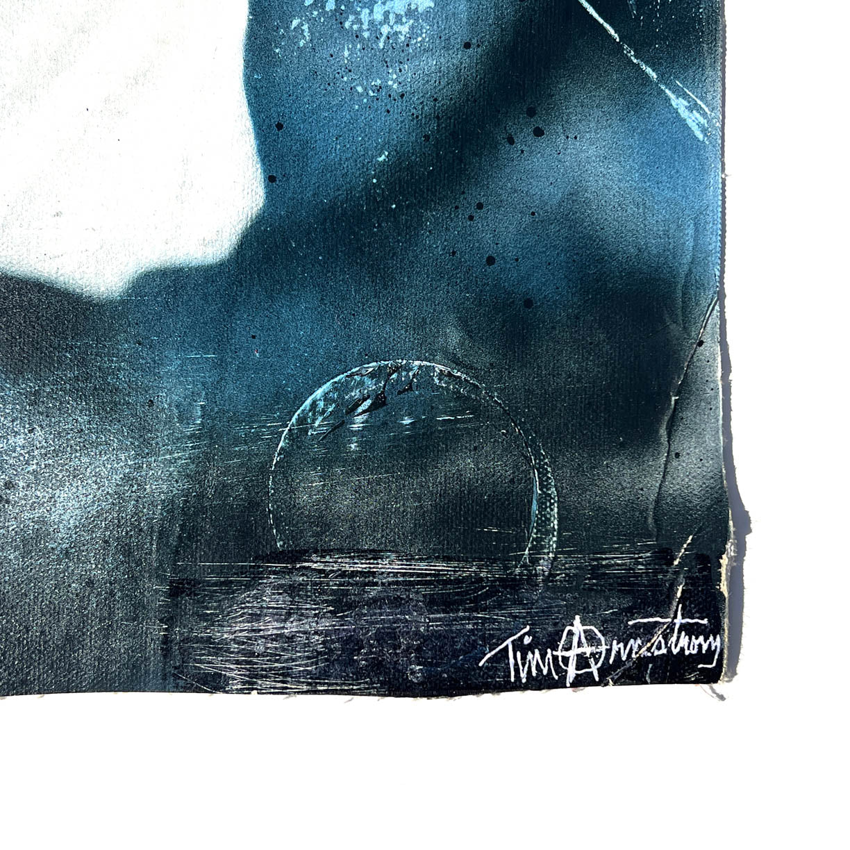 Canvas Skull No. 2 by Tim Armstrong-Original Artwork-Poster Child Prints