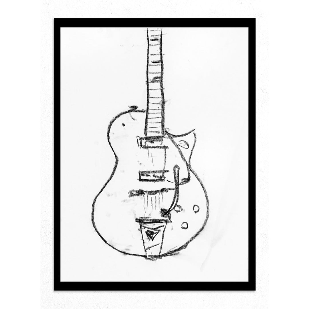 Charcoal Gretch - Sketch Series by Tim Armstrong-Original Artwork-Poster Child Prints