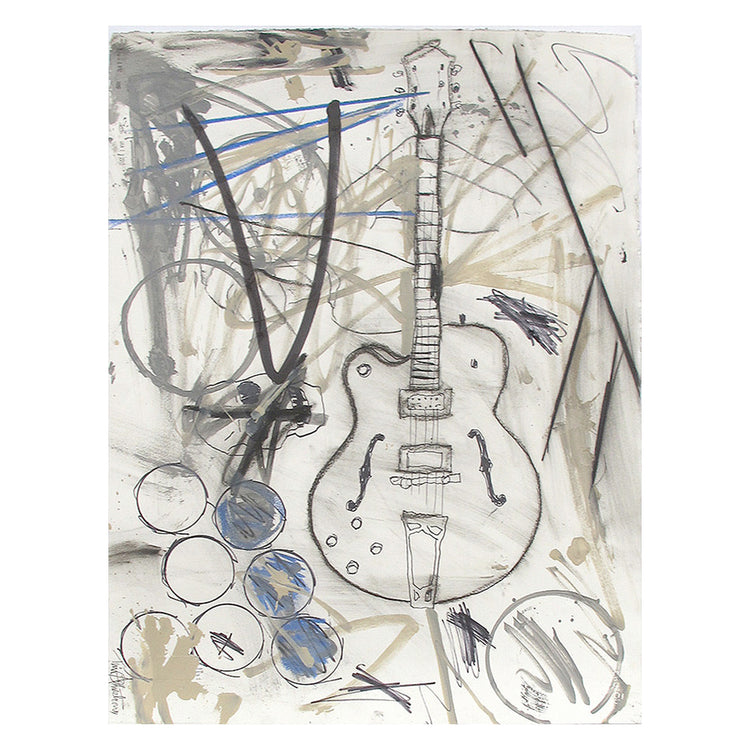 Guitar Composition 3 by Tim Armstrong-Original Artwork-Poster Child Prints