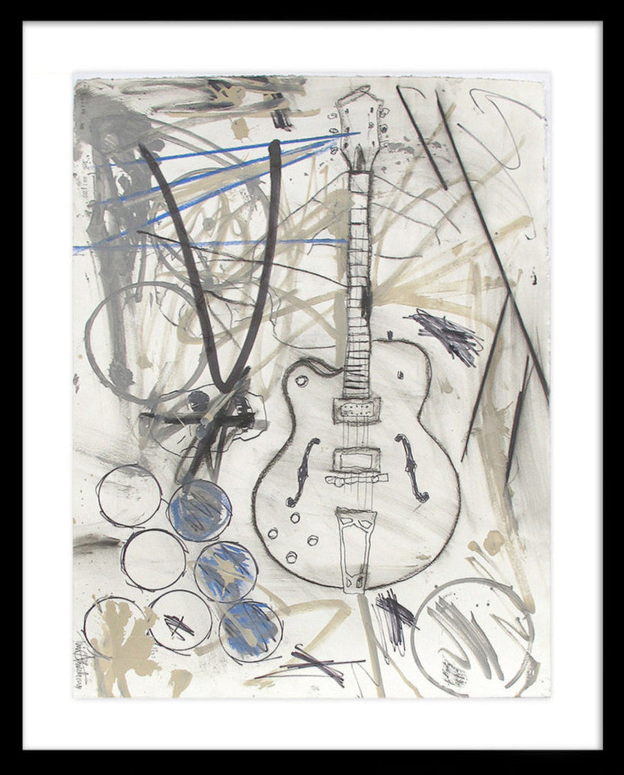 Guitar Composition 3 by Tim Armstrong-Original Artwork-Poster Child Prints