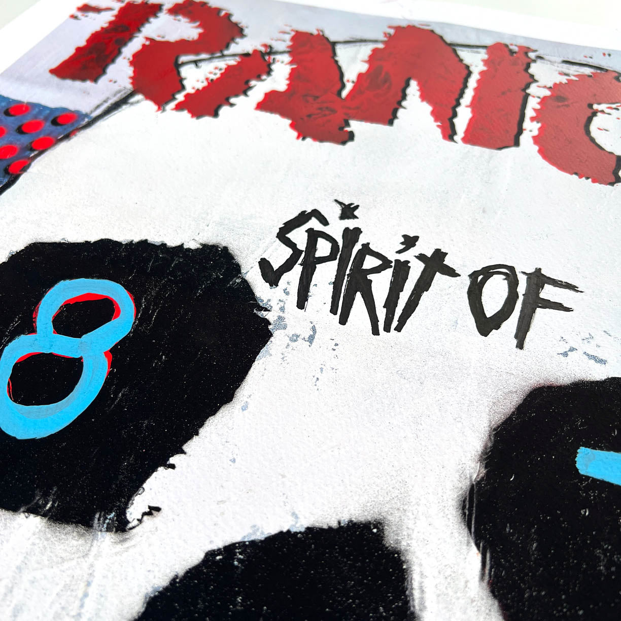 Spirit of 87 HPM 10, hand-painted multiple by Tim Armstrong
