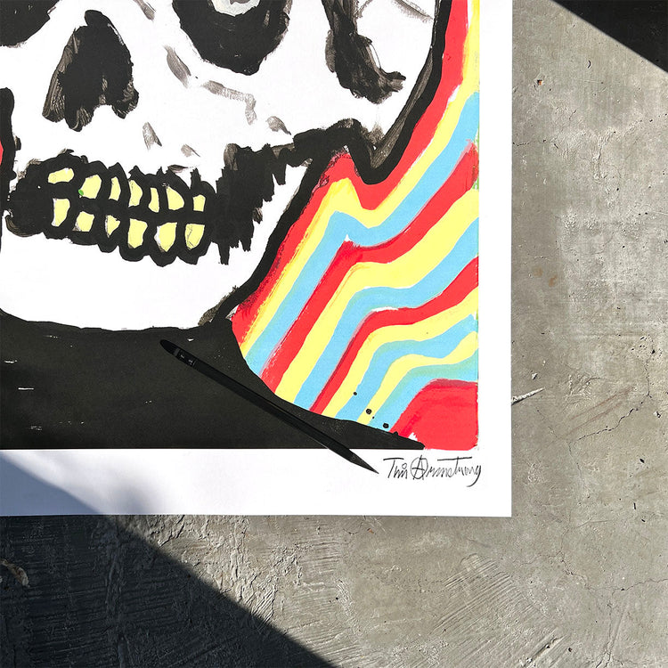 Holiday Skull by Tim Armstrong Limited Edition Print