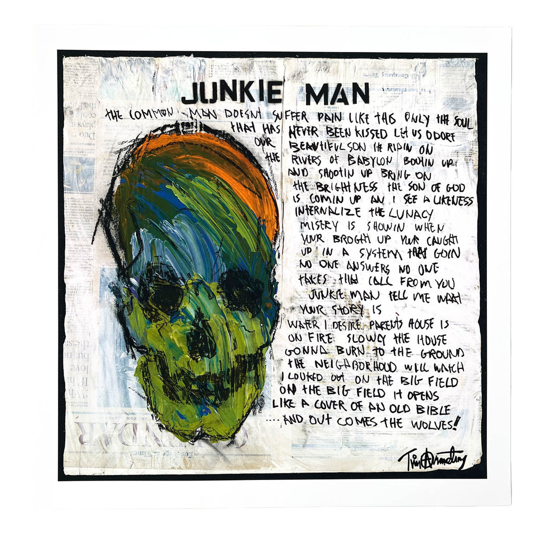 Junkie Man by Tim Armstrong-Original Artwork-Poster Child Prints