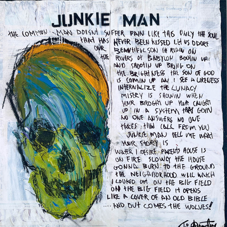 Junkie Man by Tim Armstrong-Original Artwork-Poster Child Prints