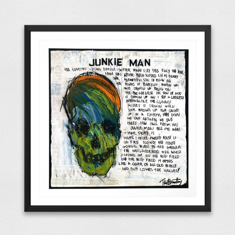 Junkie Man by Tim Armstrong-Original Artwork-Poster Child Prints