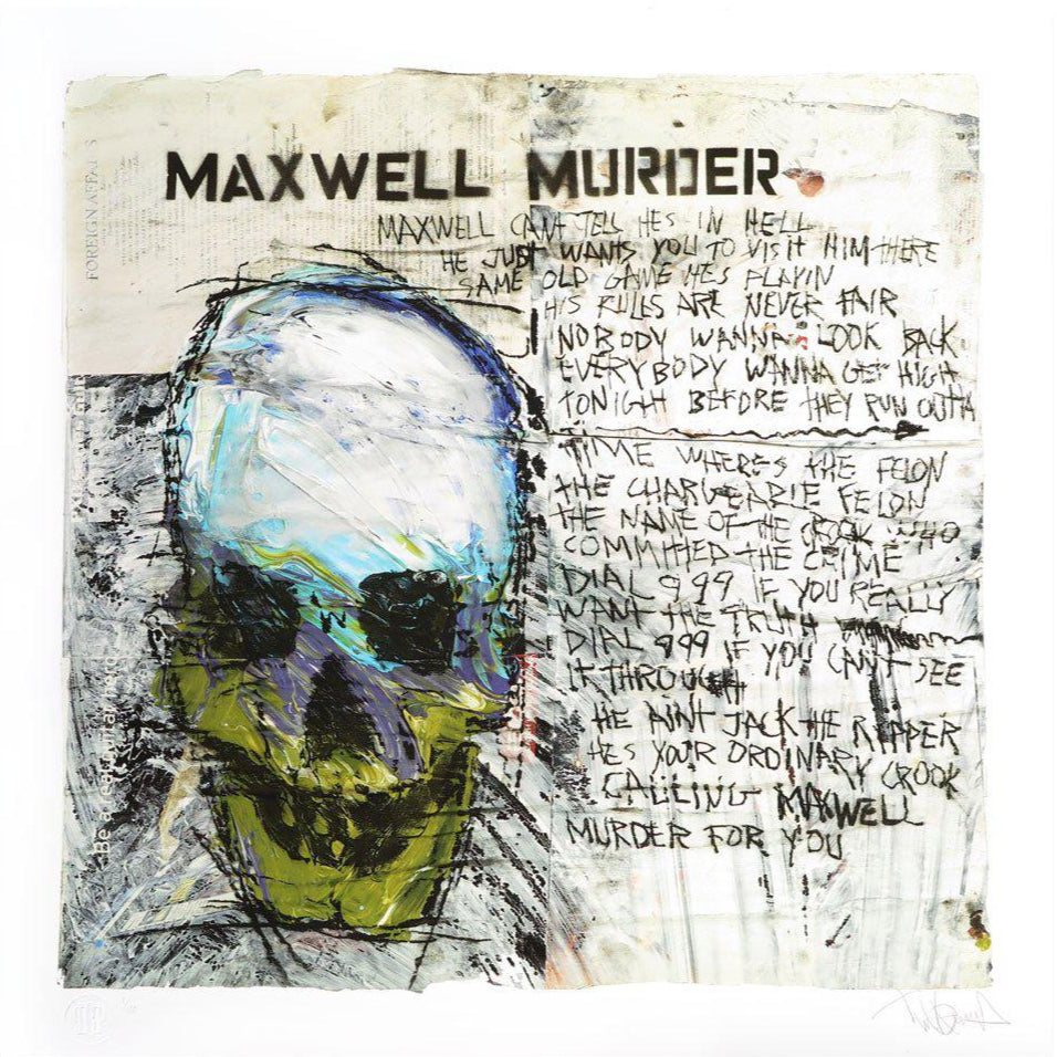 Maxwell Murder by Tim Armstrong | Archive | Poster Child Prints